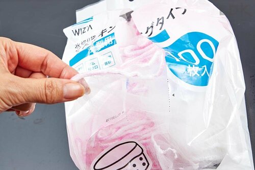 1枚ずつ取り出しやすい！ 水切りネットおすすめ イメージ