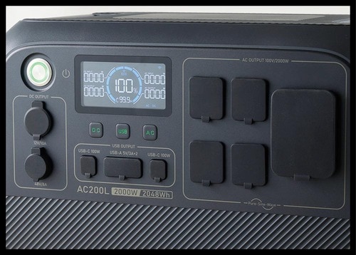 【出力ポート数】 大容量ポータブル電源おすすめ イメージ