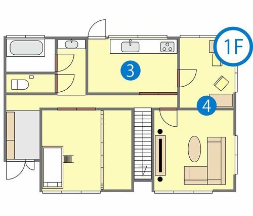 一戸建て(2階建て)にルーターを設置して4部屋で速度を計測 メッシュWi-Fiルーターおすすめ イメージ2