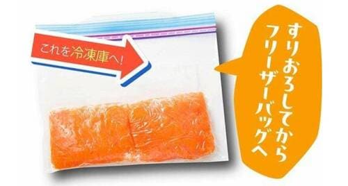 保存期間:約1カ月 野菜の冷凍保存方法おすすめ イメージ