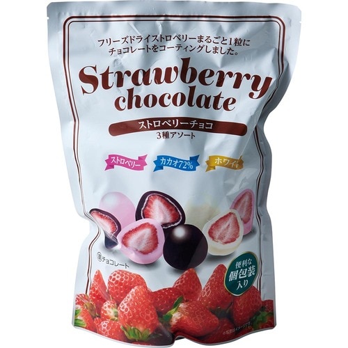 48位: クリート「ストロベリーチョコ 3種アソート」 コストコ食品おすすめ イメージ