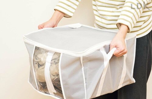生地がたわまずしっかり 衣類用圧縮袋おすすめ イメージ