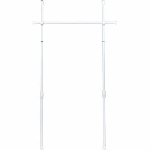 クローゼットの収納アイデアおすすめ 山善 突っ張り ハンガーラック 2WAY 押入れ クローゼット イメージ1