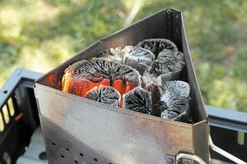 10分程度で着火できるユニフレーム「チャコスタⅡ」 イメージ2