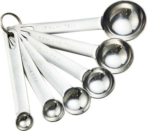 6種類のサイズで細かく量れる AOOSYの計量スプーン6本セット イメージ