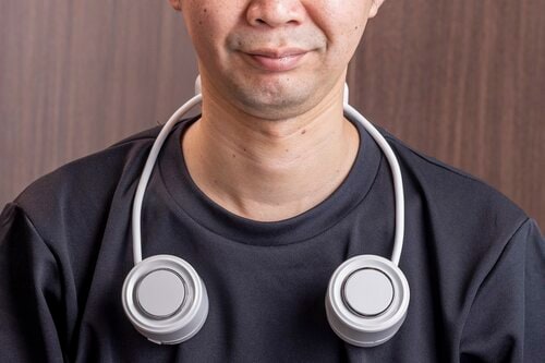 ▼「ライフオンプロダクツ」のサーモ画像 電動ネッククーラーおすすめ イメージ5