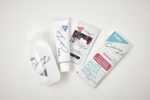 ピンクのヘアカラーおすすめ パルティ カラーリングミルク おおらかピンク イメージ2