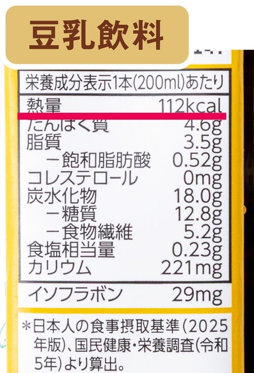 甘い豆乳飲料で気をつけることは？ 豆乳飲料おすすめ イメージ