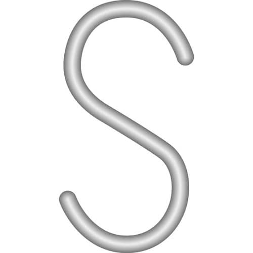無印良品:アルミ:S字フック:中