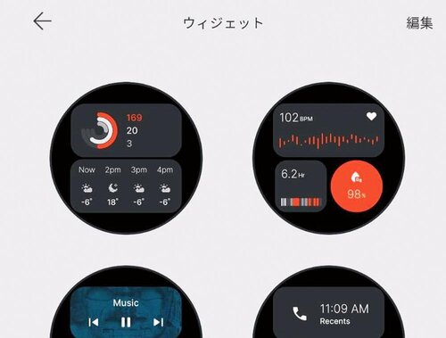 見たい情報を整理できる 安いスマートウォッチおすすめ イメージ