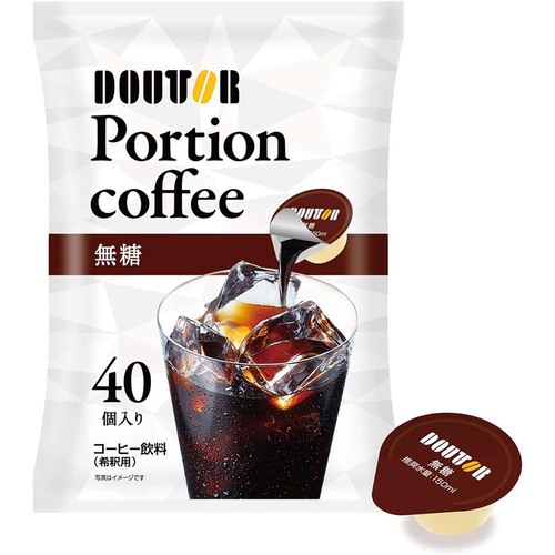 【コーヒーポーション】ドトールコーヒー「コーヒー ポーション 無糖」 Amazonブラックフライデーセールアイテムおすすめ イメージ