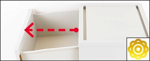 モノの出し入れしやすさ プラスチックチェストおすすめ イメージ