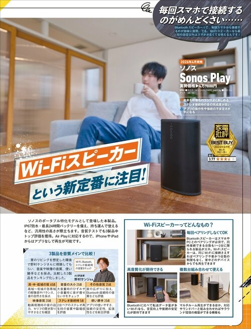 Wi-Fiスピーカーのメリットは？ Wi-Fiスピーカーおすすめ イメージ
