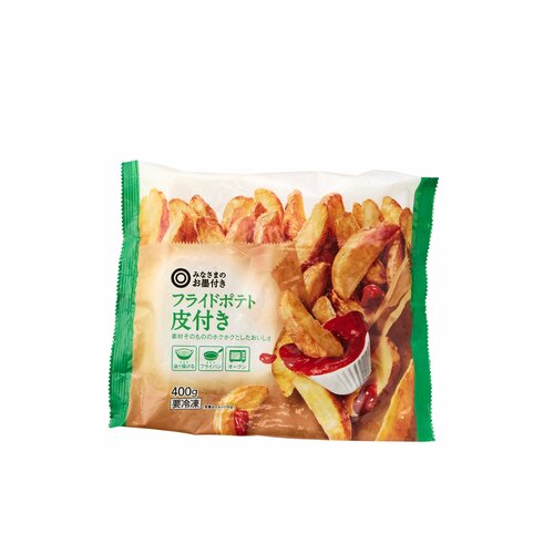 冷凍ポテトおすすめ みなさまのお墨付き フライドポテト 皮付き イメージ