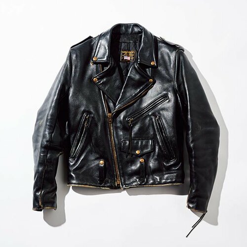 VANSON「C2ダブルライダース」おすすめ VANSON C2 ダブルライダース ブラック イメージ1