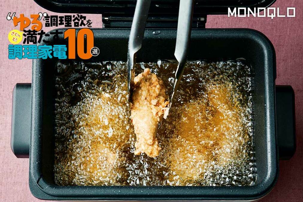卓上最強フライヤー】フタをしたまま旨い揚げ物が作れる、だと