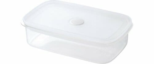 無印良品:フタをしたまま電子レンジで使える バルブ付き密閉保存容器　中　550ml:保存容器
