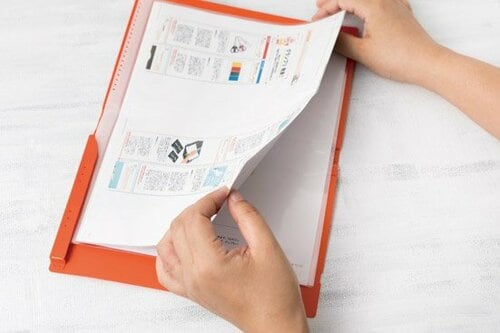 A4資料もA5サイズに畳んでファイリング イメージ2