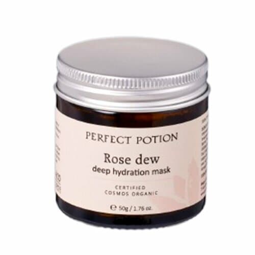 洗い流すパックおすすめ パーフェクトポーション ローズデュー ディープハイドレーション マスク イメージ1