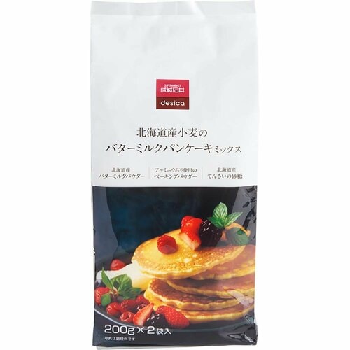 ホットケーキミックスおすすめ 成城石井 北海道産小麦のバターミルクパンケーキミックス イメージ