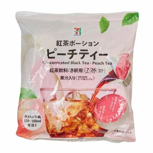 紅茶ポーションおすすめ セブン‐イレブン 紅茶ポーション ピーチティー イメージ1