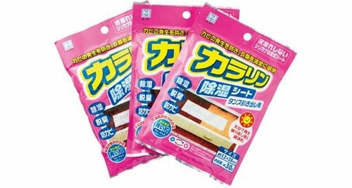 小久保工業所:カラリン除湿シート タンス引き出し用:除湿剤