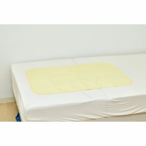 おねしょシーツおすすめ un doudou ベビー ミニサイズ 防水 おねしょシーツ 60×90cm 吸水速乾 ポリエステル100% 四隅ゴム付き 防水シーツ クリーム 10-20W-CR イメージ2