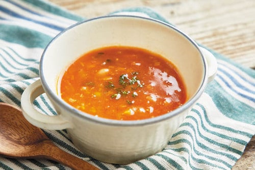 9位: まろやかな「ミネストローネ」はトマトの酸味と具材の甘みが◎