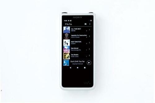 専用アプリ利用時以外にはハイレゾ音源は一度ダウンコンバートされます イメージ