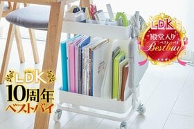 【LDK殿堂入り】ニトリのワゴンがテーブル下にフィット！“隠せる”から書類整理におすすめ