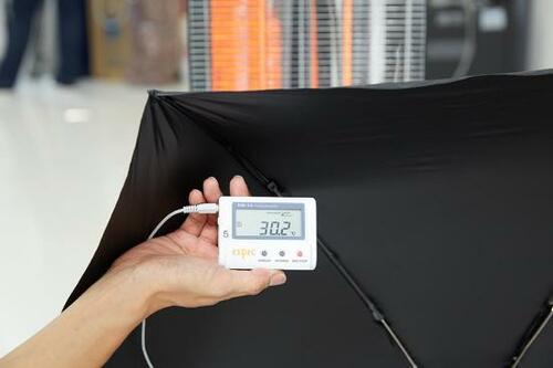 超軽量で熱もUVもカットできて一番実用的! イメージ