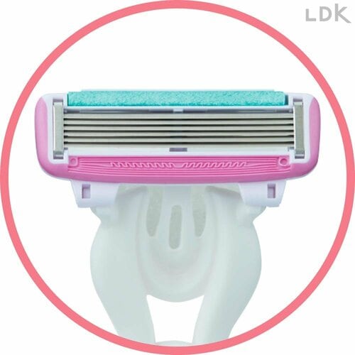 今回の検証で唯一の6枚刃 女性用T字カミソリおすすめ イメージ