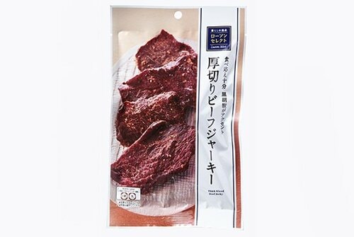 ローソンセレクト:厚切りビーフジャーキー 37g:おつまみ