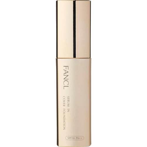 ツヤ肌ファンデーションおすすめ ファンケル セラムイン カバーファンデーション/12 ライトベージュ イメージ