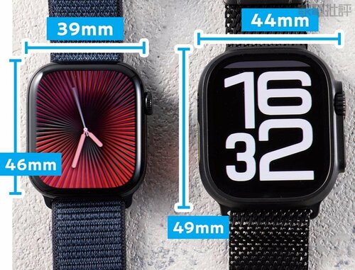「Apple Watch Ultra 2」よりはひとまわり小さい スマートウォッチおすすめ イメージ