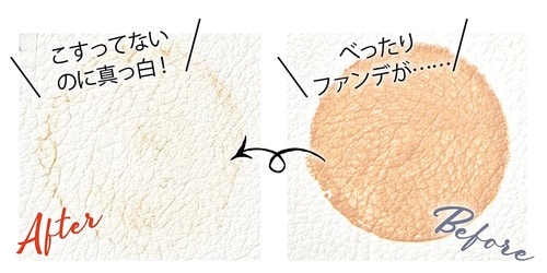 ベスコスの理由1：こすらなくてもメイクがスル落ち！ イメージ
