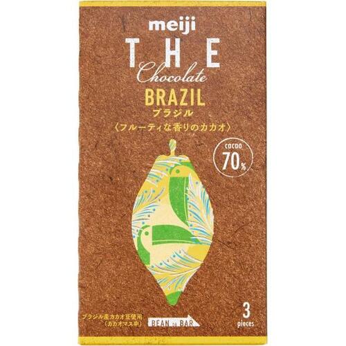 甘さと苦味のバランスが絶妙な明治「ザ・チョコレート ブラジル カカオ70％」 イメージ