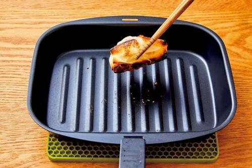 食材がくっつかず、魚焼きグリルを汚さない グリルパンおすすめ イメージ