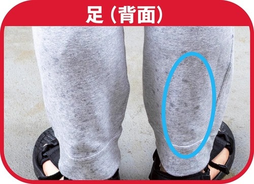 足(背面) 折りたたみ傘おすすめ イメージ