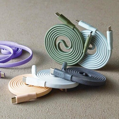 USB Type-Cケーブルおすすめ CIO Mate Flat Spiral(CtoC) イメージ1