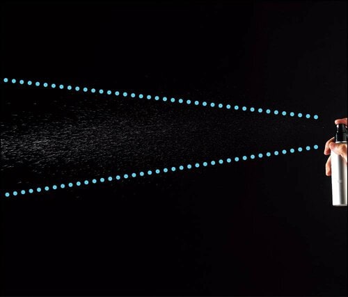 つけやすさ：やや広がりのあるミスト メンズ用頭皮保湿アイテムおすすめ イメージ