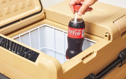 クーラーボックスより快適に飲み物を冷やせる イメージ