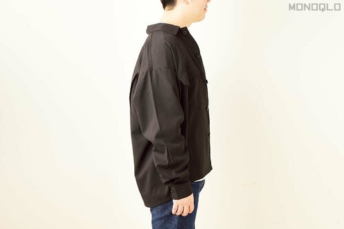 【デザイン】防シワ素材とディティールのこだわりが◎ シャツジャケットおすすめ イメージ2