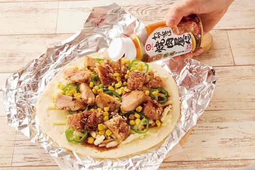 照り焼きピザ:ピザ生地にのせるだけ! イメージ