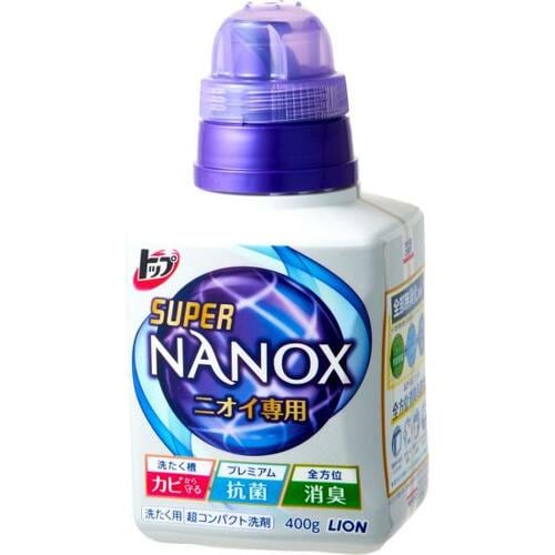 無臭じゃないけどニオイは落ちるスーパーナノックス ニオイ専用 イメージ