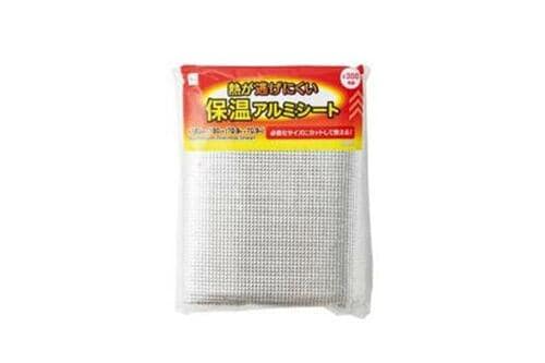 C評価: 値段相応の保温力「ダイソー 保温アルミシート」