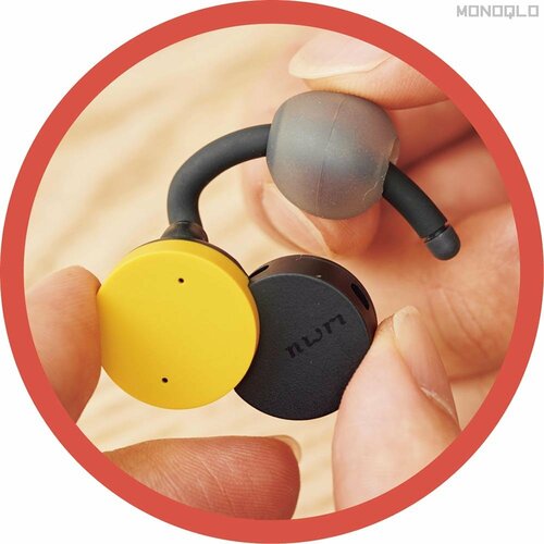 ボールのサイズと位置で装着感をカスタム可能 ながら聴きイヤホンおすすめ イメージ