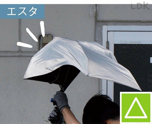 強風で骨が曲がった! イメージ