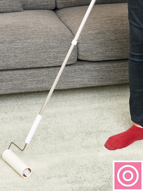 持ち手が伸縮できてラクな姿勢で掃除できる 粘着クリーナーおすすめ イメージ