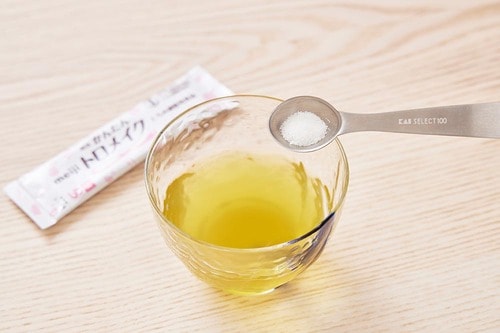 冷・温で用量が異なるものの大きめの粉で調合はしやすい とろみ剤おすすめ イメージ